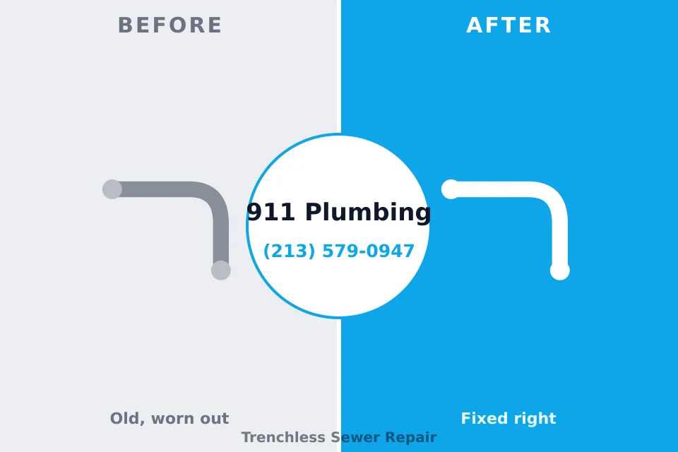 Before and after: plumbing repair Belle Plaine, MN